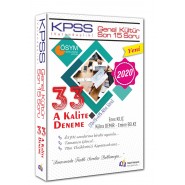 2020 KPSS Vatandaşlık 33 A Kalite Deneme Sınavları Next Kariyer Yayınları
